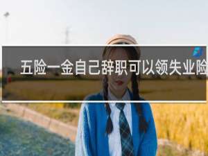 五险一金自己辞职可以领失业险吗