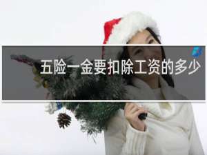 五险一金要扣除工资的多少