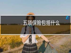 五项保险包括什么