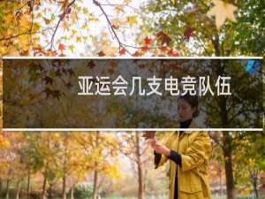 亚运会几支电竞队伍