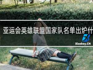 亚运会英雄联盟国家队名单出炉什么梗