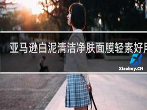 亚马逊白泥清洁净肤面膜轻素好用吗