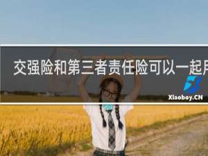 交强险和第三者责任险可以一起用吗