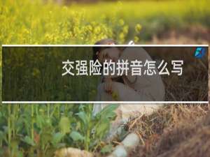 交强险的拼音怎么写