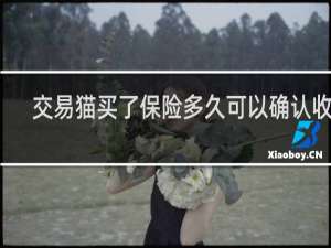 交易猫买了保险多久可以确认收货