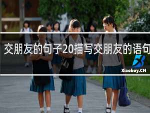 交朋友的句子 描写交朋友的语句摘抄