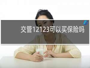 交管12123可以买保险吗