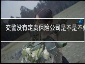 交警没有定责保险公司是不是不修车