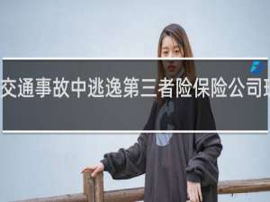 交通事故中逃逸第三者险保险公司理赔吗