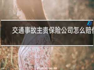 交通事故主责保险公司怎么赔偿