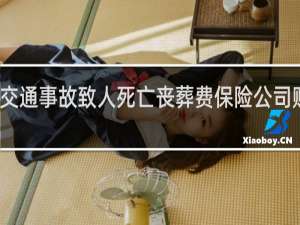 交通事故致人死亡丧葬费保险公司赔偿吗