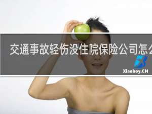 交通事故轻伤没住院保险公司怎么赔