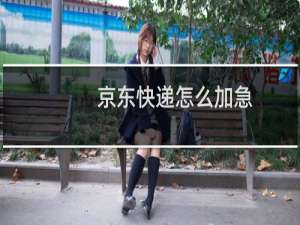 京东快递怎么加急