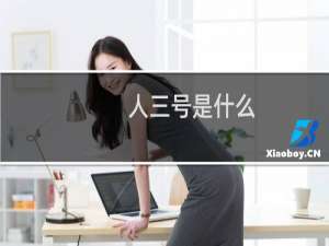 人三号是什么