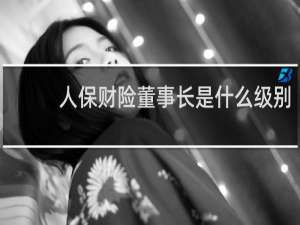 人保财险董事长是什么级别