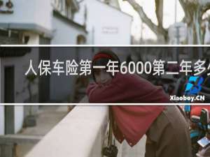 人保车险第一年6000第二年多少