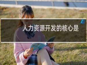 人力资源开发的核心是