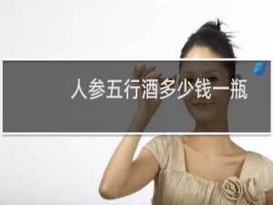人参五行酒多少钱一瓶