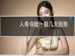 人寿保险一般几天到账