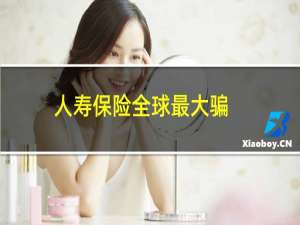 人寿保险全球最大骗