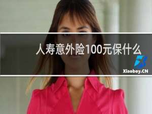 人寿意外险100元保什么