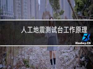 人工地震测试台工作原理