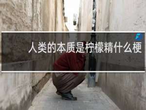 人類的本質是檸檬精什么梗？什么梗