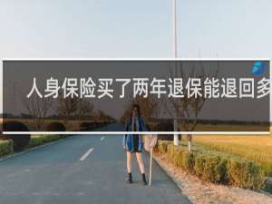 人身保险买了两年退保能退回多少