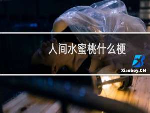 人间水蜜桃什么梗