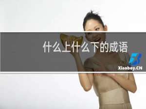 什么上什么下的成语