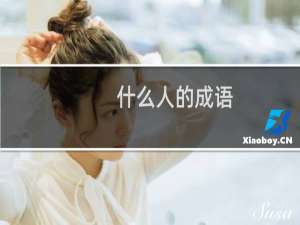 什么人的成语