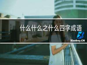 什么什么之什么四字成语