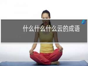 什么什么什么云的成语