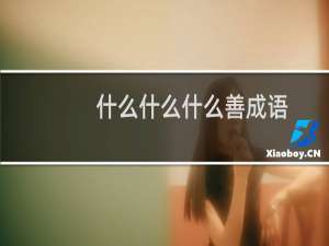 什么什么什么善成语