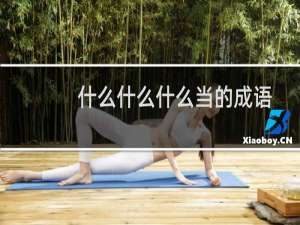 什么什么什么当的成语