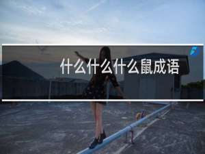什么什么什么鼠成语