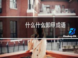 什么什么卸甲成语