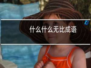 什么什么无比成语