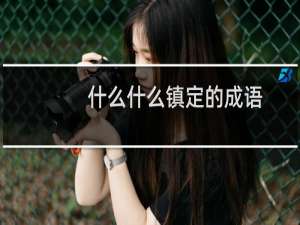 什么什么镇定的成语