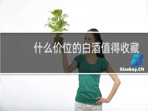 什么价位的白酒值得收藏