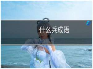 什么兵成语