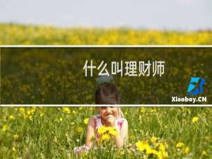什么叫理财师