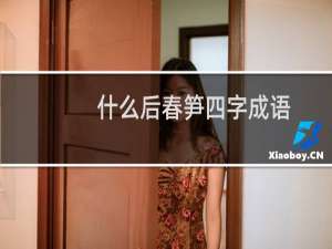 什么后春笋四字成语