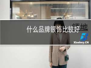 什么品牌银饰比较好