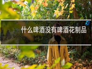 什么啤酒没有啤酒花制品