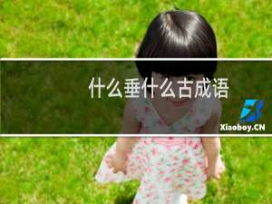 什么垂什么古成语