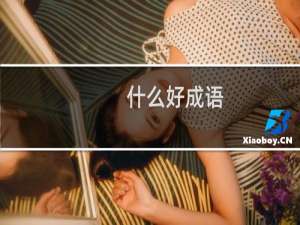 什么好成语