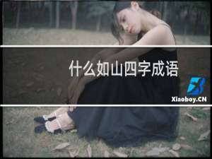 什么如山四字成语