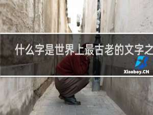 什么字是世界上最古老的文字之一