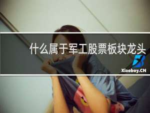 什么属于军工股票板块龙头